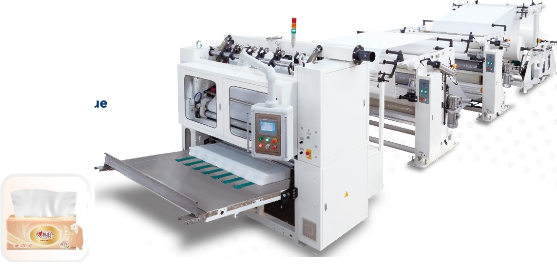 CJ-C-2950 interfolder and facial tissue output