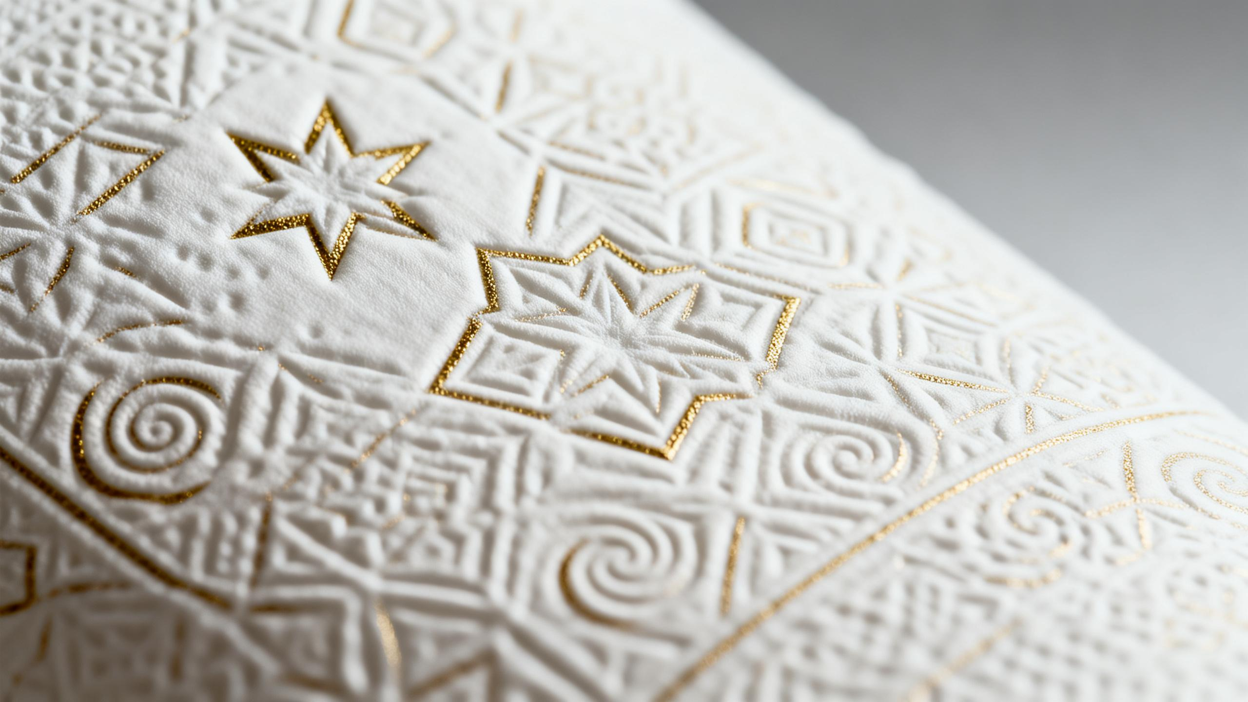 Saudi-inspired precision tissue embossing