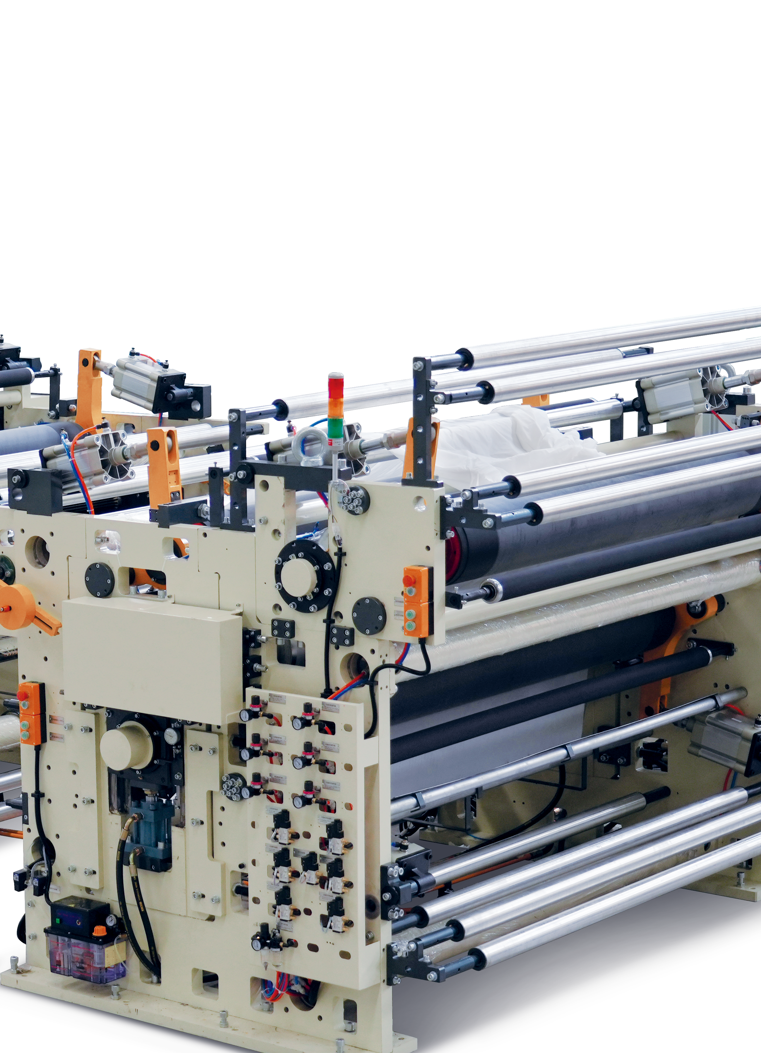 Precision embossing roller assembly